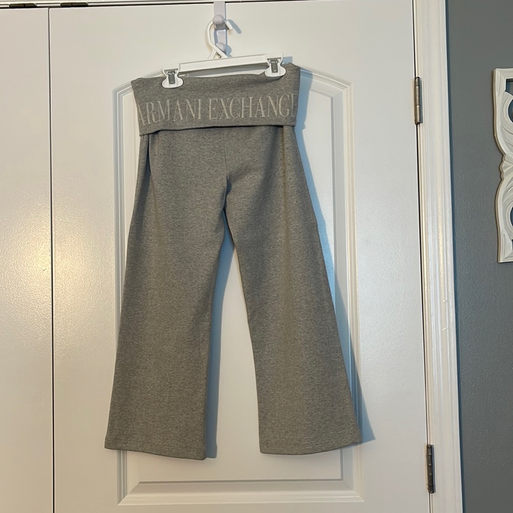Armani Exchange capris pants Light Gray size Large